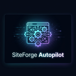 SiteForge Autopilot - Gestión Web con IA